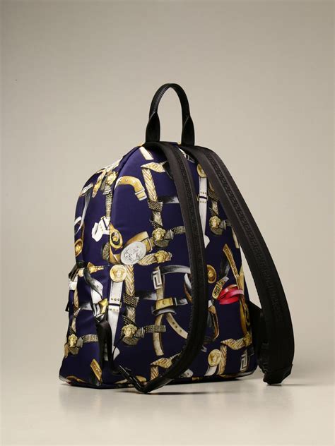 cheap versace backpack|versace summer backpack for men.